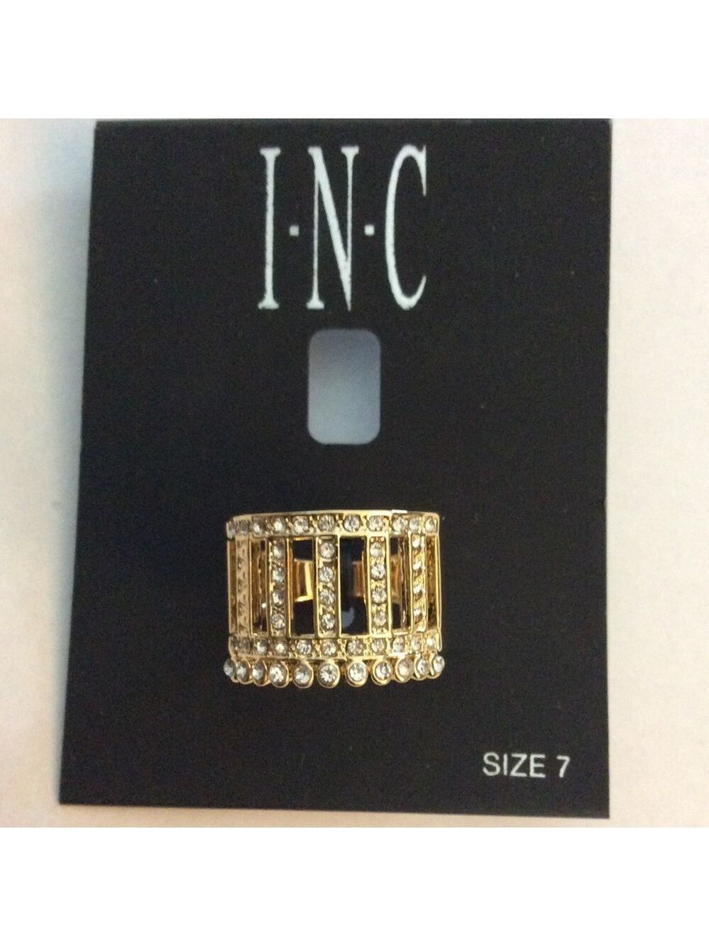 INC Rhinestone Ring NWT